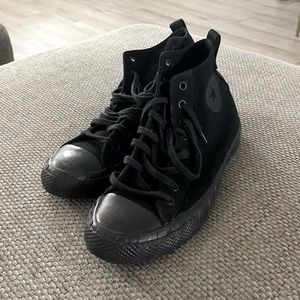 All black converse